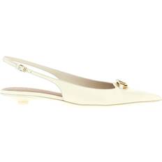 Mujer Bailarinas Valentino Garavani Vlogo Moon Flat Shoes - Beige-Donna