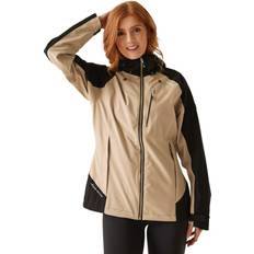 10000 Vestes Regatta Breathable Women's Birchdale Waterproof Jacket - Taupe/Black