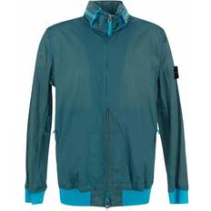 Clothing Stone Island Turquoise Nylon Metal Watro-Tc Jacket - Blue