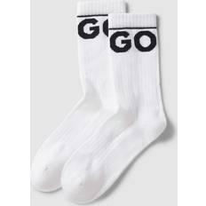 HUGO BOSS Hombre Calcetines HUGO BOSS Iconic Crew Socks 2 Pack - White