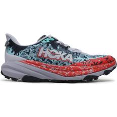 Hoka Speedgoat 6 Textile Kids Comfort Trainers - Gull Stormy Skies