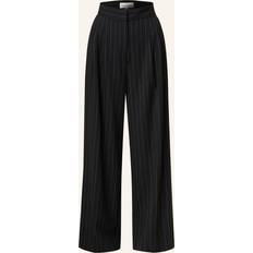 Phase Eight Pia Pinstripe Wide Leg Trousers - Navy