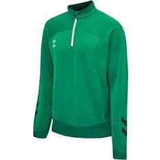 Football - Green Jumpers Hummel Tracksuit 1/2 Zipped Lead - Vert