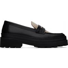 A.P.C. Low Shoes A.P.C. Black Clem 2.0 Loafers - Tzf Black/Beige