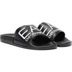 Fabric - Men Slides Emporio Armani EA7 Mens Slides - Black