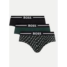 Briefs - Grøn Underbukser BOSS Bold Bb Monogram Briefs 3 Pack - Navy/Green