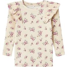 XS Bluser & Tunikaer Børnetøj Name It Summer Sand Rline Bluse - Summer Sand