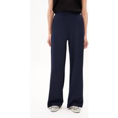 Armedangels Women's Wide-Leg Trousers Himaari - Bleu