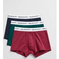 Gant Green Underwear Gant Men's 3-Pack White Waistband Boxer Trunks