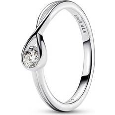 Pandora Diamond Rings Pandora Infinite Sterling Silver Lab-grown Diamond Ring - Sterling Silver