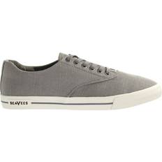 SeaVees Hermosa Plimsoll Lace-Up Grey Synthetic Mens Trainers