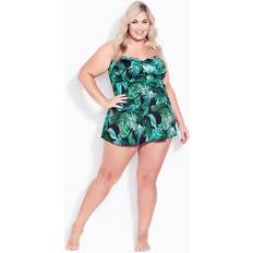 Avenue Skirts Avenue Plus Size Women's Twist Skirt Print 1 Piece