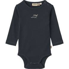Wheat XS Børnetøj Wheat Langærmet Body Andreas Str - Blå