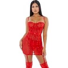 Red - Women Lingerie Sets Forplay Underkläder Set 779549 - Röd