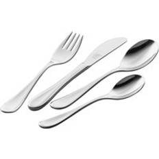 Filou 4-pcs polished Children's cutlery set silver 4pc