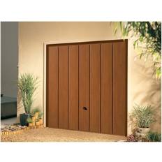 Sectional Doors on sale Garador Sherwood Type C Steel Up & Over Garage Door 2134mm x 2134mm Golden Oak