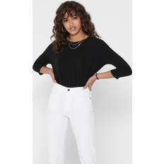 Effen kleur - Zwart Blouses Only Onlglamour Top - Zwart