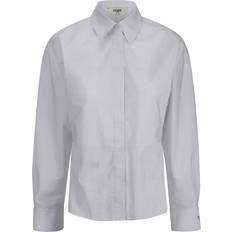 Man - Striped Shirts Fendi Long-sleeved Shirt - White