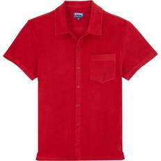 Vilebrequin Shirts Vilebrequin Button-Up Terry-Cloth Bowling Shirt - Men - Red