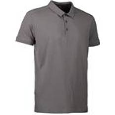 Herre - Polo Pikéskjorter Polo Stretch Herre - Silver Grey