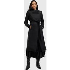 AllSaints Ytterkläder AllSaints Riley Wool Blend Coat - Black