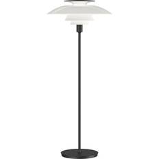 Akryl Golvlampor Louis Poulsen PH 80 Black/White Golvlampa 131.5cm