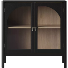 Threshold Bedford Black Storage Cabinet 31.1x31.9"