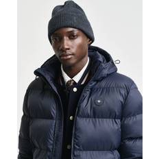 Gant Beanies Gant Knitted Fine Wool Beanie - Charcoal Melange