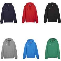 Puma Herre Sweatere Puma Team Goal Casuals Hoody Sportsweatshirt - Navy Blue