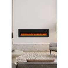 Fireplaces Living and Home 50 Inch Electric Fireplace 1800W with Remote Control,12 Adjustable Flames Multi One Size