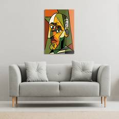 Orange Framed Art Andrew Lee Flowers & Insects Canvas Print 101 x 101 x 4 cm Framed Art