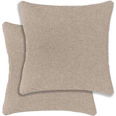 Beige Cushion Covers Enhanced Living Austin/Dallas Textured Covers 43 x 43 cm - Cushion Cover Grey, Beige