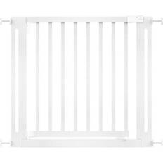 Child Safety Safetots Wooden Elegance Gate, White, 87Cm 95Cm, Pressure Fit Safety Gate, 65Cm Extra Wide Doorway, Easy Installation One Size