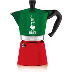 Verde Cafeteras Moka Bialetti Cafetera Manual 0.24 L Verde Rojo Blanco