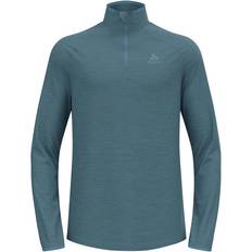 Odlo Sweatere Odlo Essential Thermal Mid Layer 1/2 Zip Laufshirt - Blau