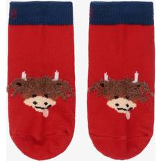 Blade & Rose Boys Highland Cow Socks Red
