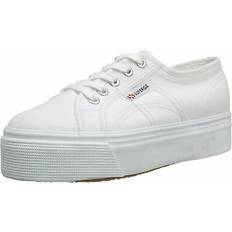 Superga 2790 Flatform Canvas Trainers - White