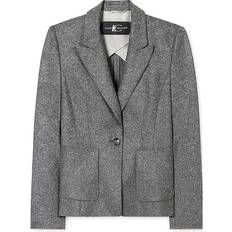 Flonel Blazere Luisa Cerano Flannel Blazer - Gray
