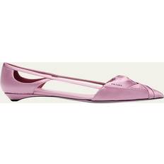 Prada Ballerinas Prada Satin Cut-Out Ballerinas