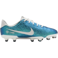 Nike Firm Ground Shoes Football Shoes Nike Jr. Tiempo Emerald Legend 10 Academy MG - Dark Atomic Teal/Sail