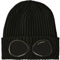 Damen - Wolle Mützen C.P. Company Extra Fine Goggle Beanie - Black