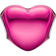 Pandora Heart Charm - Silver/Pink