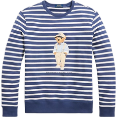 Polo Ralph Lauren Polo Bear Striped Fleece Sweatshirt - Navy/White Stripe