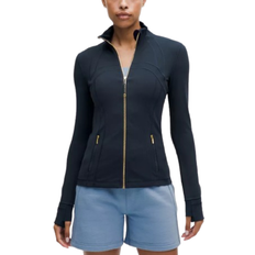 Blue - Women Jackets Lululemon Define Jacket Nulu - True Navy/Gold