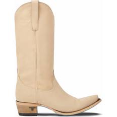 Lane Snip Toe Cowboy Boots - Beige