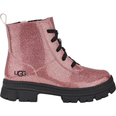 Girls Boots UGG Kid's Ashton Lace Up Glitter - Pink