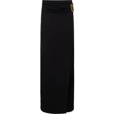 Casablanca Skirts Casablanca Black Draped Maxi Skirt - Black