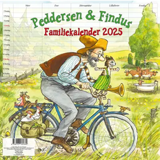 Familiekalender CSBOOKS Peddersen & Findus Family Calendar 2025