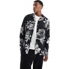 Only & Sons Tops Only & Sons Relaxed Shirt Grey Floral/Black