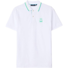 Psycho Bunny Mens Saratoga Polo T-shirt - White